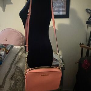 Michael Kors Peach Crossbody Bag
